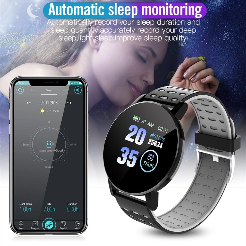 Bluetooth Smartwatch With Blood Pressure & Heart Rate Monitor For Android & IOS
