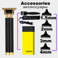 2020 USB Rechargeable  Hair Clipper Electric hair trimmer Cordless Shaver Trimmer 0mm Men Barber Hair Cutting Machine for men
