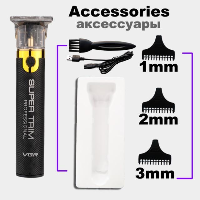 2020 USB Rechargeable  Hair Clipper Electric hair trimmer Cordless Shaver Trimmer 0mm Men Barber Hair Cutting Machine for men