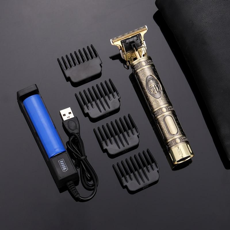2020 USB Rechargeable  Hair Clipper Electric hair trimmer Cordless Shaver Trimmer 0mm Men Barber Hair Cutting Machine for men