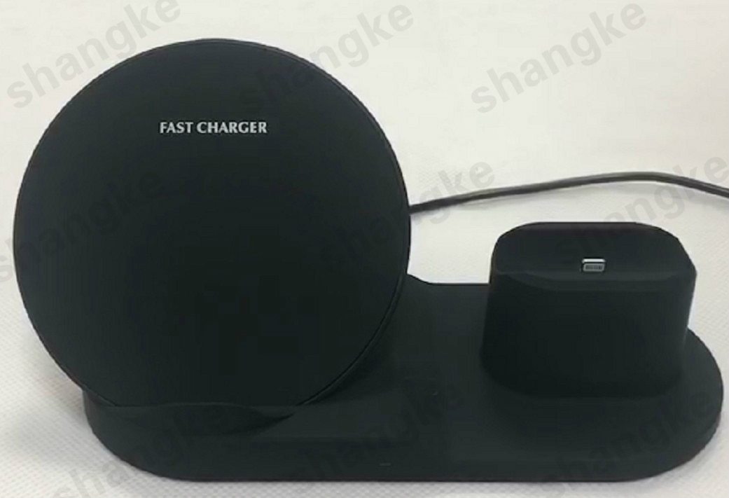 3 in 1 Fast Wireless Charger Dock Station Fast Charging For iPhone 11 11 Pro XR XS Max 8 for Apple Watch 2 3 4 5 For AirPods Pro