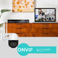 1080P PTZ Wifi IP Camera Outdoor 4X Digital Zoom AI Human Detect Wireless Camera H.265 P2P ONVIF Audio 2MP Security CCTV Camera