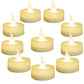 12Pcs Battery Operated LED Tea Lights Candles Flameless Flickering Weeding Decor