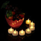 12Pcs Battery Operated LED Tea Lights Candles Flameless Flickering Weeding Decor
