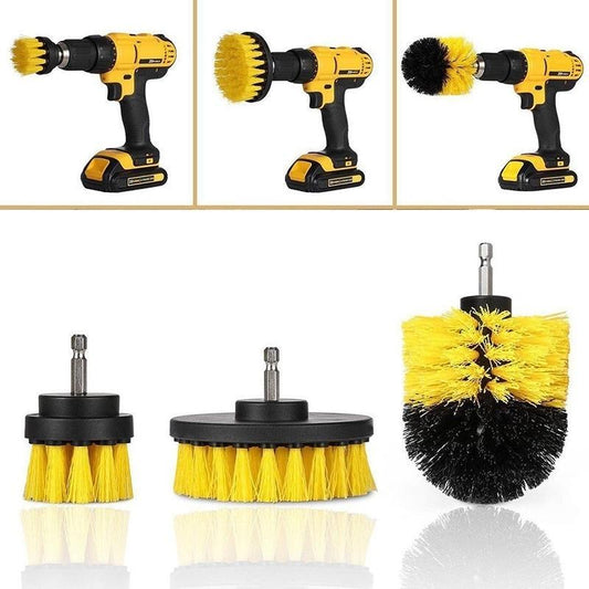 2020 Hot Sale Drill Brush Cleaner Scrubbing Brushes for Bathroom Surface Grout Tile Tub Shower Kitchen Auto Care Cleaning Tools