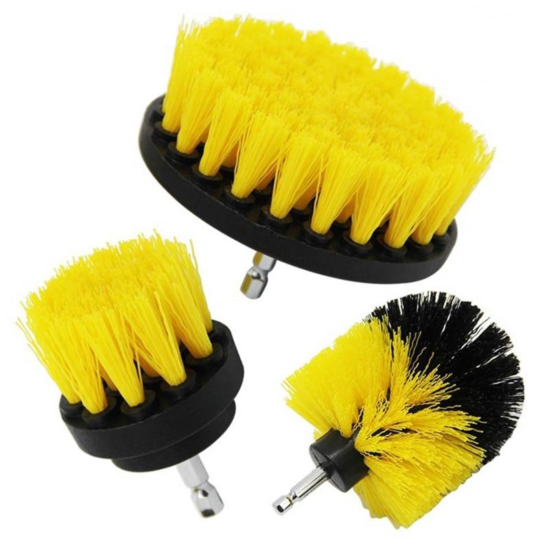 2020 Hot Sale Drill Brush Cleaner Scrubbing Brushes for Bathroom Surface Grout Tile Tub Shower Kitchen Auto Care Cleaning Tools