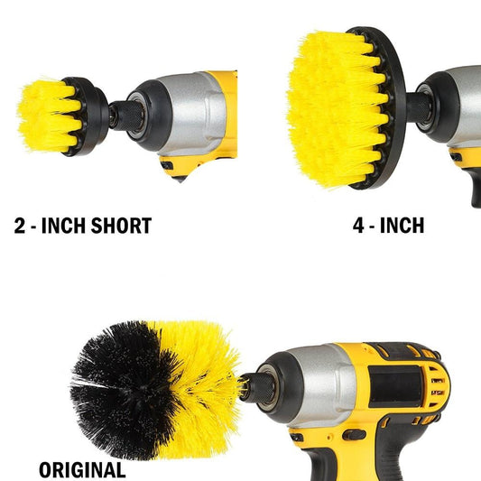 2020 Hot Sale Drill Brush Cleaner Scrubbing Brushes for Bathroom Surface Grout Tile Tub Shower Kitchen Auto Care Cleaning Tools
