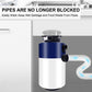220V Household Food Waste Disposers with Air Switch Kitchen Garbage Disposal 1000ml Food Crusher Stainless Steel Grinder 560W