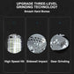 220V Household Food Waste Disposers with Air Switch Kitchen Garbage Disposal 1000ml Food Crusher Stainless Steel Grinder 560W