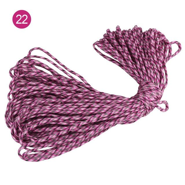 10meter Length 7-stand 5mm Cores Paracord Parachute Cord Polyester Survival Bracelet Rope Camping Climbing