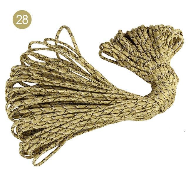 10meter Length 7-stand 5mm Cores Paracord Parachute Cord Polyester Survival Bracelet Rope Camping Climbing