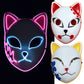 Anime Demon Slayer LED Cosplay Mask