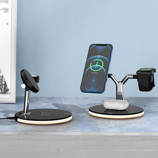 3 in 1 Magnetic Wireless Charger Fast Charging Station